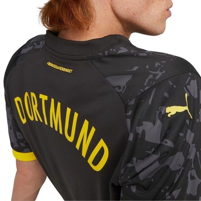 Camisa Borussia Dortmund 23/24 Away Puma - Masculina - Foto 4
