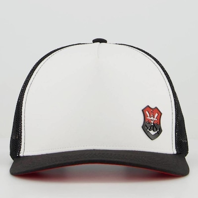 Boné Aba Curva do Flamengo Supercap Americano - Snapback - Adulto - Foto 2