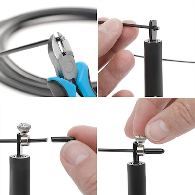 Corda de Pular Poker com Cabo de Aço Speed Rope - 3 Metros - Foto 5