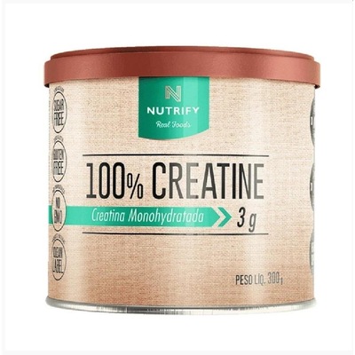 Creatina 100% Pura Monohidratada Nutrify - 300g - Foto 1
