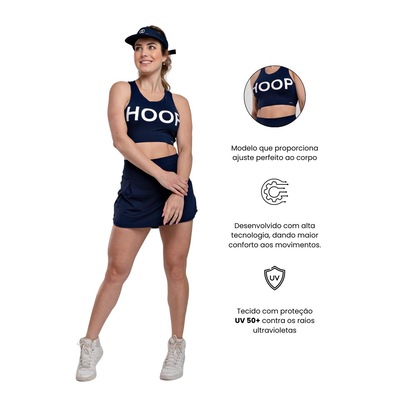 Shorts Saia  Esportivo Hoop Fit - Feminino - Foto 2
