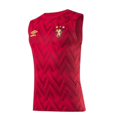 Camisa Regata Aquecimento do Sport Recife 2021 Umbro - Masculina - Foto 2