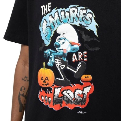 Camiseta Lost + Smurfs Halloween - Masculina - Foto 2