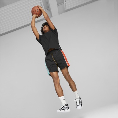 Shorts Puma Blocked Shot Basketball - Masculino - Foto 5