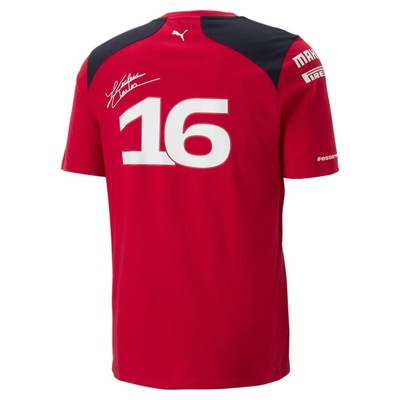 Camiseta Puma Scuderia Ferrari Charles Leclerc - Masculina - Foto 2