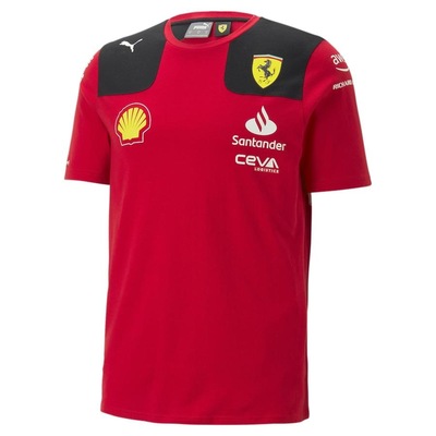 Camiseta Puma Scuderia Ferrari Charles Leclerc - Masculina - Foto 1