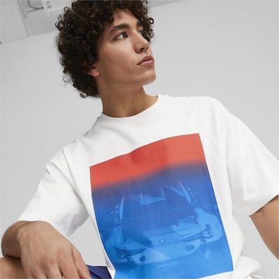 Camiseta Puma Bmw M Motorsport Road Trip - Masculina - Foto 4