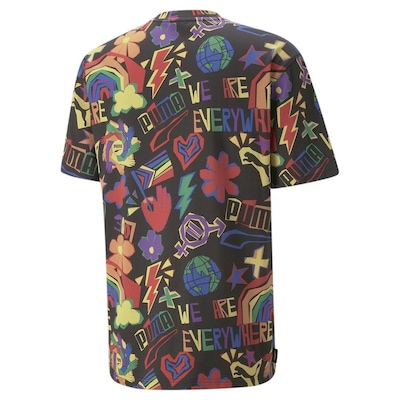 Camiseta Puma Downtown Pride Printed - Unissex - Foto 2