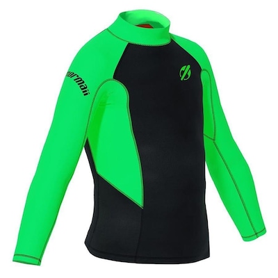 Camiseta Manga Longa Mormaii Policloropreno 1mm Ultra Skin Surfe 2022 - Infantil - Foto 3