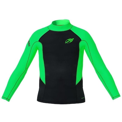 Camiseta Manga Longa Mormaii Policloropreno 1mm Ultra Skin Surfe 2022 - Infantil - Foto 1
