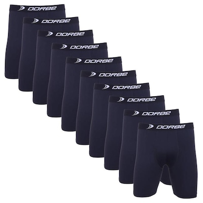 Kit de Cuecas Long Leg Dorbe Algodão - 10 Unidades - Adulto - Foto 1