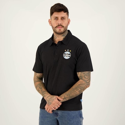 Camisa Polo do Grêmio Escudo Gfbpa Surf Center - Masculina - Foto 4