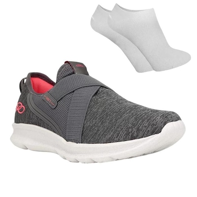 Tênis Olympikus Easy 2 + 1 Par de Meias - Feminino - Foto 1
