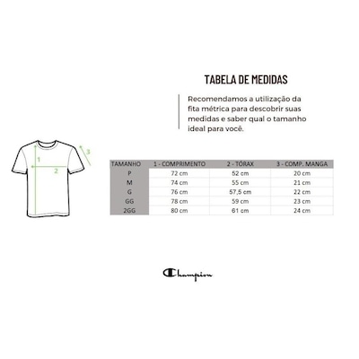 Camiseta Champion Logo Bordado Script - Masculina - Foto 2