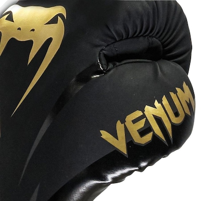 Kit Boxe Muay Thai Venum Luvas + 2m Bandagem + Bucal New Impact Evo Gold - Foto 4
