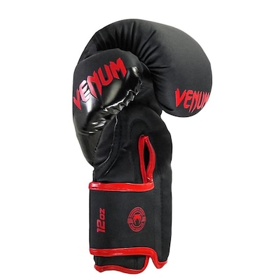 Kit Boxe Muay Thai Venum Luvas + 2m Bandagem + Bucal New Impact Evo - Foto 2