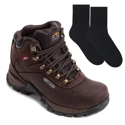 Bota Adventure Bull Terrier Discovery + Par de Meia - Masculina - Foto 1