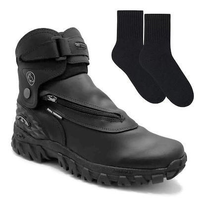 Bota Adventure Bull Terrier Soldier + Par de Meia - Masculina - Foto 1