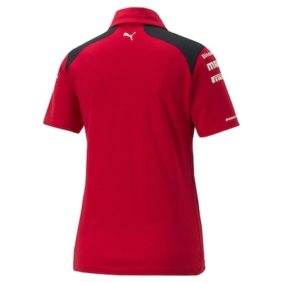 Camiseta Polo Puma Manga longa Scuderia Ferrari 2023 Team Torcedor - Feminina - Foto 2