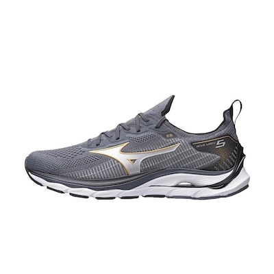 Tênis Mizuno Wave Mirai 5 + 3 Pares de Meia Cano Médio - Masculino - Foto 2