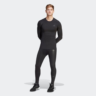 Camiseta adidas Manga Longa Techfit Control X Rheon - Masculina - Foto 6