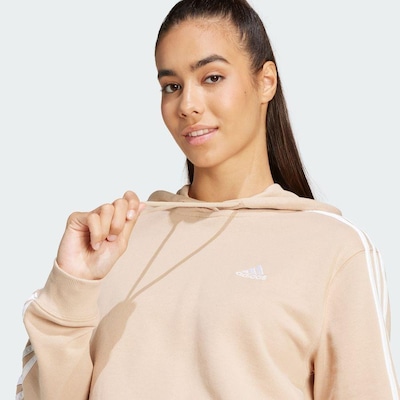 Blusão com Capuz adidas W 3S Ft Cr Hd - Feminino - Foto 6