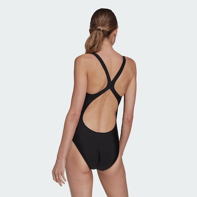 Maiô de Natação adidas 3 Bars Suit - Adulto - Foto 5