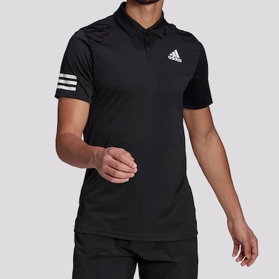 Camisa Polo adidas Club 3 Listras - Masculina - Foto 2