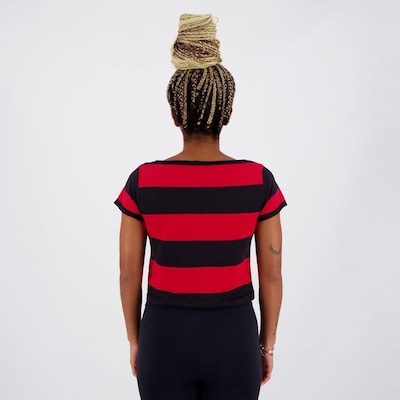 Blusa Cropped do Flamengo Braziline Vibe - Feminina - Foto 2
