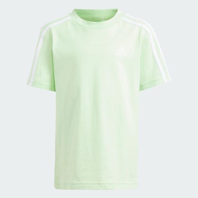 Camiseta adidas Algodão Essentials 3-Stripes - Infantil - Foto 2