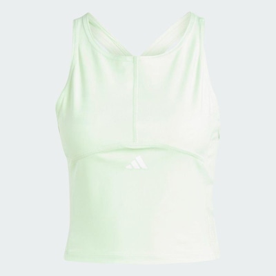 Camiseta Regata adidas Treino Cropped Estampada Techfit - Feminino - Foto 3
