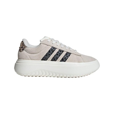 Tênis adidas Grand Court Platform Suede - Infantil - Foto 1