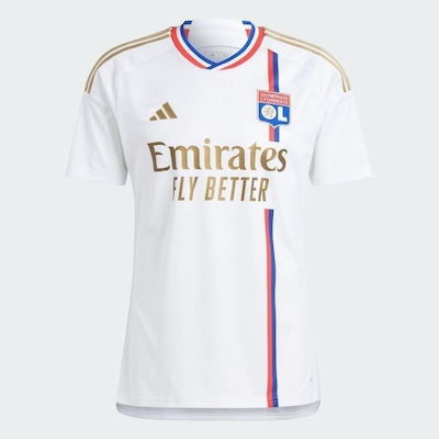 Camisa Olympique Lyonnais adidas Ol H Jsy - Masculina - Foto 3