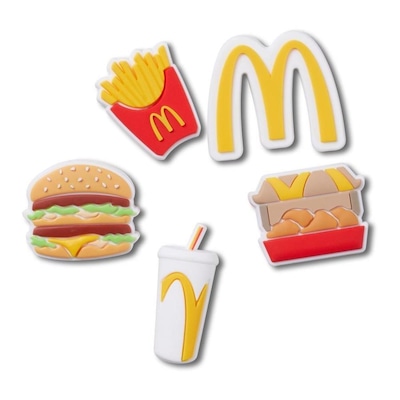 Kit Jibbitz Crocs Mcdonalds X Crocs - 5 unidades - Foto 1