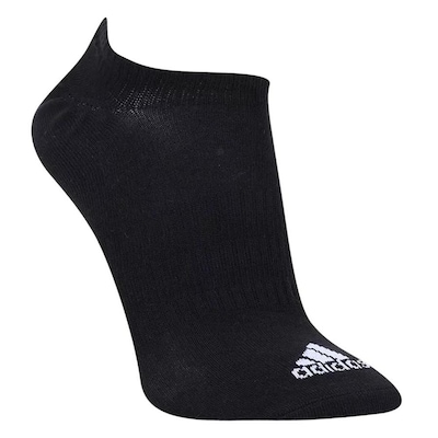 Kit Meia Cano Baixo adidas com 3 Pares - Unissex - Foto 3