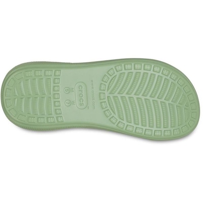 Sandália Crocs Classic Crush Platform Sandal Fair Green - Feminina - Foto 6