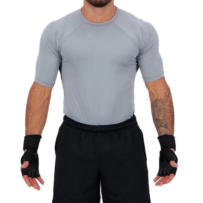 Luvas para Academia Poker Neoprene com Munhequeira - Adulto - Foto 6