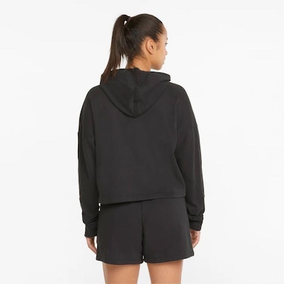 Blusão de Moletom Puma Logo French Terry - Feminino - Foto 4