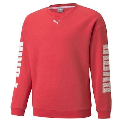 Blusão de Moletom Infantil Puma Alpha Crew - Foto 1