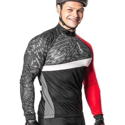 Camiseta Poker Ciclista Zip Parcial Fros - Unissex - Foto 3