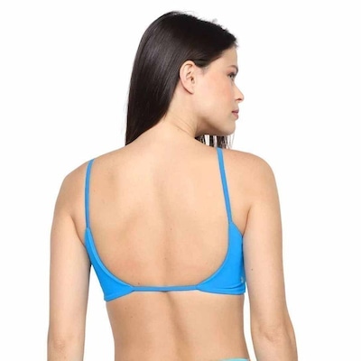 Top Fitness Alto Giro Bodytex Costas Decotada - Feminino - Foto 3