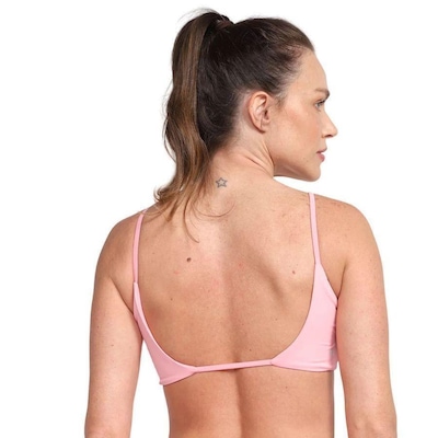 Top Fitness Alto Giro Bodytex Costas Decotada - Feminino - Foto 2