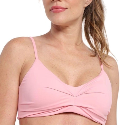 Top Fitness Alto Giro Bodytex Costas Decotada - Feminino - Foto 3