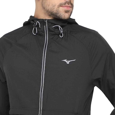 Jaqueta com Capuz Mizuno Corta Vento High - Masculina - Foto 3