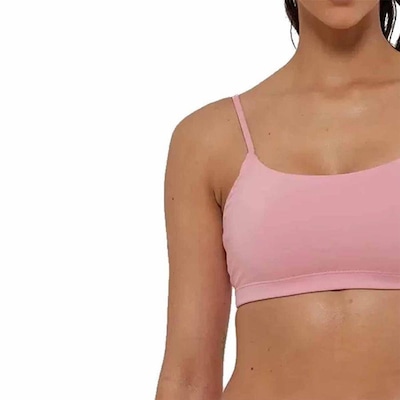 Top Fitness Alto Giro Fluxy Costas Decotada - Feminino - Foto 3