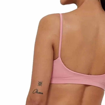 Top Fitness Alto Giro Fluxy Costas Decotada - Feminino - Foto 4