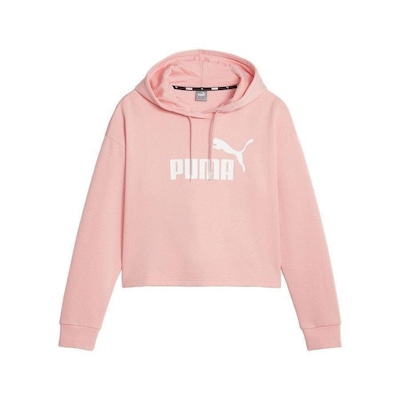 Blusão de Moletom Puma Essentials Cropped Logo Fl - Feminino - Foto 1