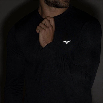 Camiseta Mizuno Manga Longa Nirvana New - Masculina - Foto 4