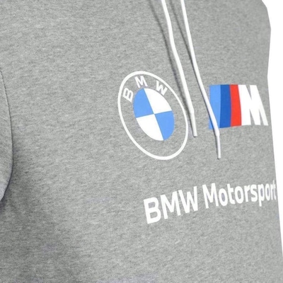 Blusão de Moletom Puma com Capuz M Bmw mms Essentials Fleece 53 - Masculino - Foto 5