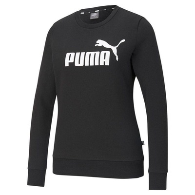 Blusão de Moletom Puma Essentials Logo Crew Fl - Feminino - Foto 1